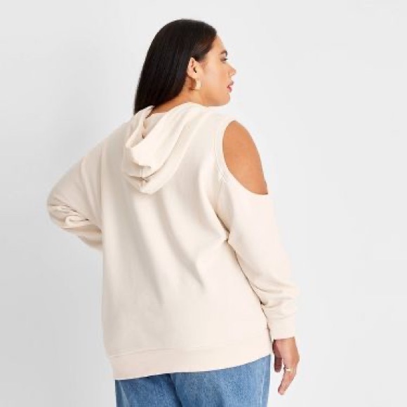 🔖 FUTURE COLLECTIVE x Target Women's Cut Out Hoodie -  Kahlana Barfield Brown - Picture 7 of 8